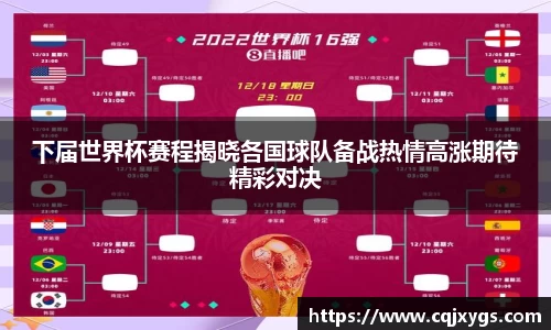 下届世界杯赛程揭晓各国球队备战热情高涨期待精彩对决
